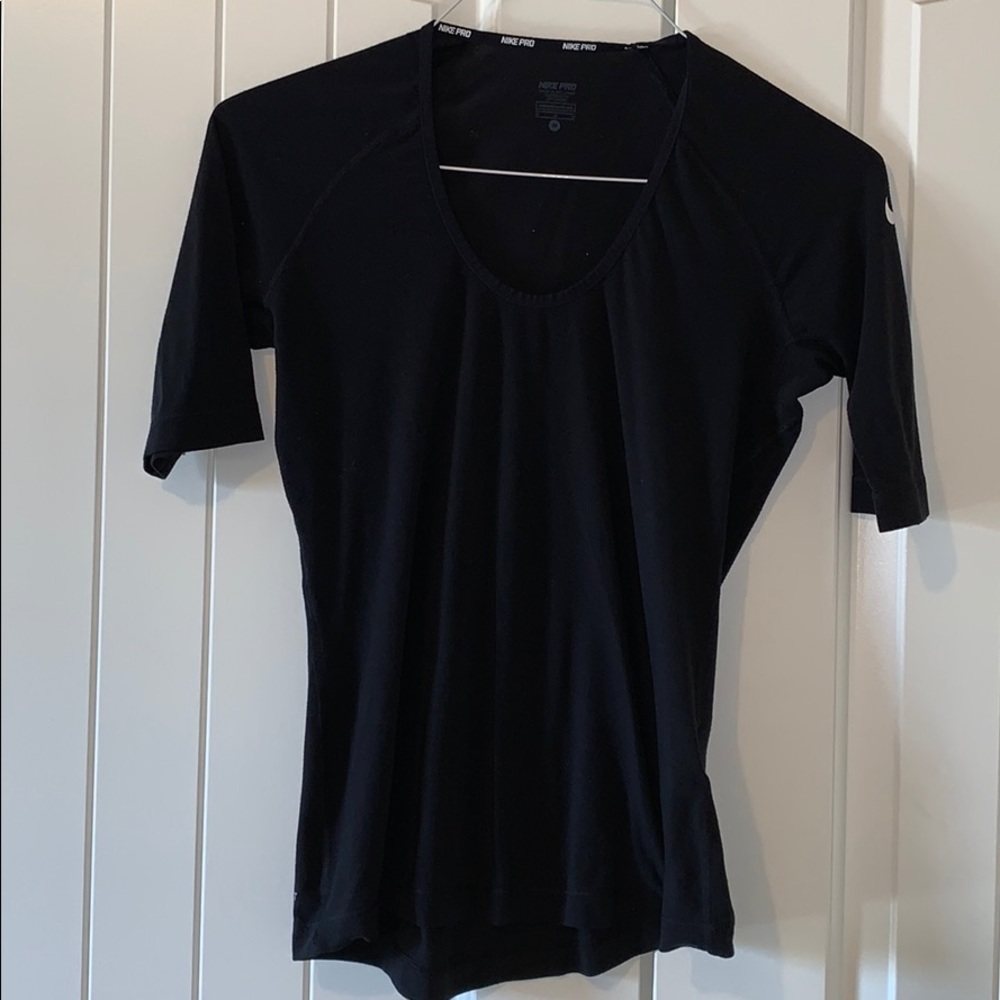 Nike Pro Black Long Sleeve Top